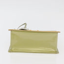 LOUIS VUITTON Monogram Vernis Spring Street Hand Bag Gris M91029 LV Auth 179560-9