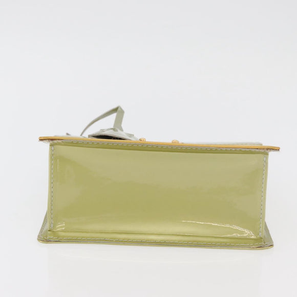 LOUIS VUITTON Monogram Vernis Spring Street Hand Bag Gris M91029 LV Auth 179560