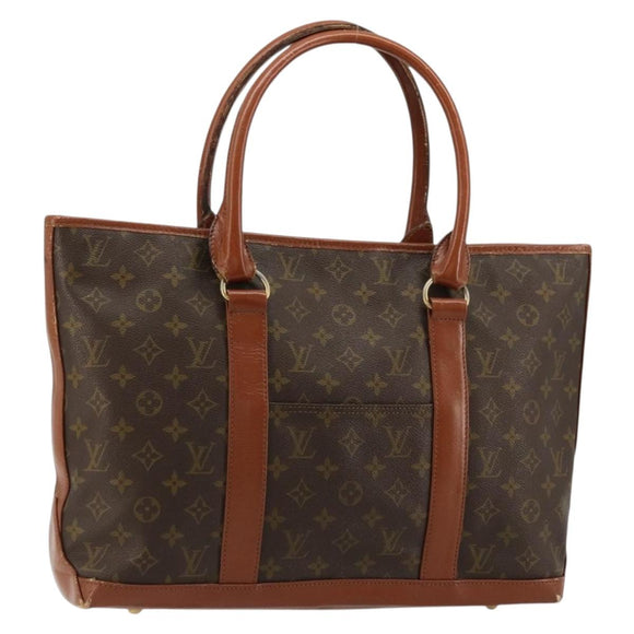 LOUIS VUITTON Monogram Sac Weekend PM Hand Bag M42425 LV Auth 179562