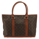 LOUIS VUITTON Monogram Sac Weekend PM Hand Bag M42425 LV Auth 179562-2