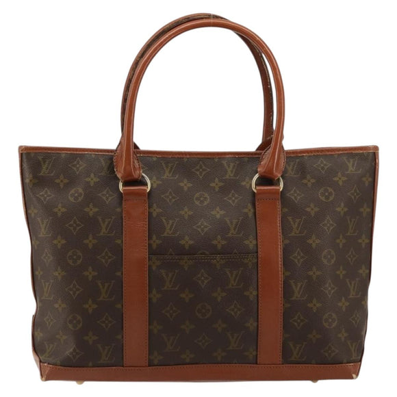 LOUIS VUITTON Monogram Sac Weekend PM Hand Bag M42425 LV Auth 179562