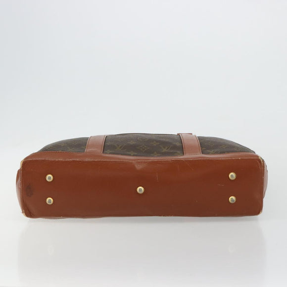 LOUIS VUITTON Monogram Sac Weekend PM Hand Bag M42425 LV Auth 179562