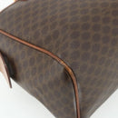CELINE Macadam Canvas Hand Bag PVC Leather Gold Brown Auth 179568-13