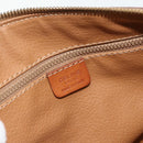 CELINE Macadam Canvas Hand Bag PVC Leather Gold Brown Auth 179568-15