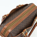 CELINE Macadam Canvas Hand Bag PVC Leather Gold Brown Auth 179568-6