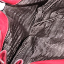 PRADA Hand Bag Leather Red Silver Auth 179569A-10