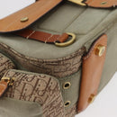 Christian Dior Street chic Shoulder Bag Canvas Beige Gold Auth 179570SAV-14