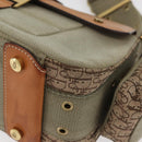 Christian Dior Street chic Shoulder Bag Canvas Beige Gold Auth 179570SAV-15