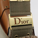 Christian Dior Street chic Shoulder Bag Canvas Beige Gold Auth 179570SAV-18