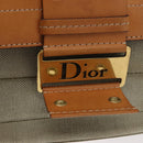 Christian Dior Street chic Shoulder Bag Canvas Beige Gold Auth 179570SAV-9
