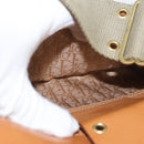 Christian Dior Street chic Shoulder Bag Canvas Beige Gold Auth 179570SAV-24