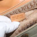 Christian Dior Street chic Shoulder Bag Canvas Beige Gold Auth 179570SAV-12
