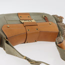 Christian Dior Street chic Shoulder Bag Canvas Beige Gold Auth 179570SAV-6