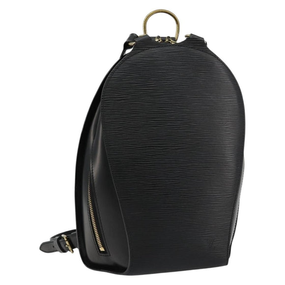 LOUIS VUITTON Epi Mabillon Backpack Black M52232 LV Auth 179576