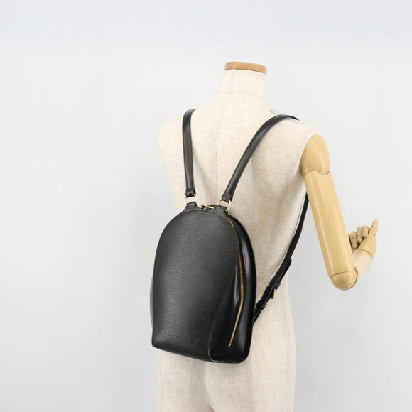 LOUIS VUITTON Epi Mabillon Backpack Black M52232 LV Auth 179576