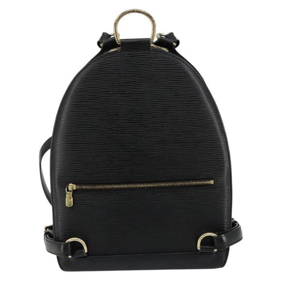 LOUIS VUITTON Epi Mabillon Backpack Black M52232 LV Auth 179576