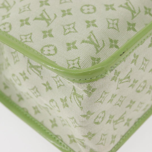 LOUIS VUITTON Monogram Mini Sac Catline Bag Almond Green M92931 LV Auth 179578V
