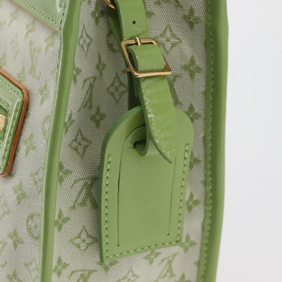 LOUIS VUITTON Monogram Mini Sac Catline Bag Almond Green M92931 LV Auth 179578V