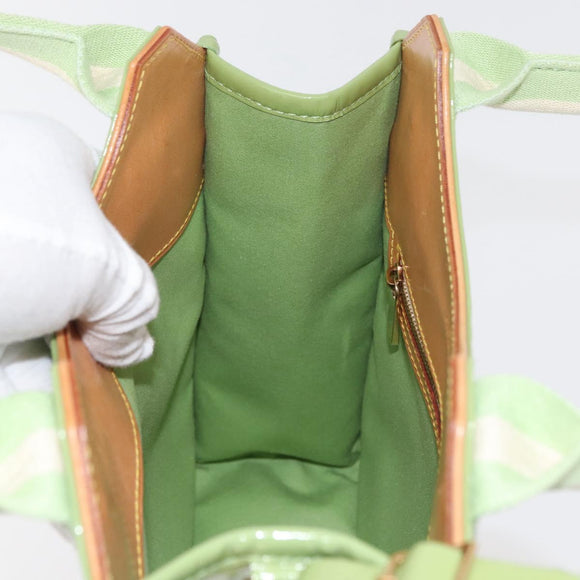 LOUIS VUITTON Monogram Mini Sac Catline Bag Almond Green M92931 LV Auth 179578V