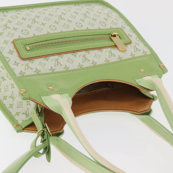 LOUIS VUITTON Monogram Mini Sac Catline Bag Almond Green M92931 LV Auth 179578V