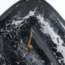 GUCCI Bamboo Hand Bag Leather Black Gold 000 3780 0289 Auth 179579-19