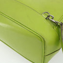 GUCCI Bamboo Body Bag Patent leather Green Gold 003 2113 0027 Auth 179580-12