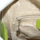 GUCCI Bamboo Body Bag Patent leather Green Gold 003 2113 0027 Auth 179580-19