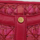 CHANEL Girl Chanel Chain Shoulder Bag Tweed Pink Gold CC Auth 179582SAM-14