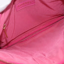 CHANEL Girl Chanel Chain Shoulder Bag Tweed Pink Gold CC Auth 179582SAM-17