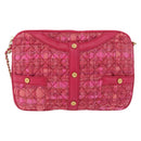 CHANEL Girl Chanel Chain Shoulder Bag Tweed Pink Gold CC Auth 179582SAM-2