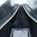 FENDI Zucca Canvas Hand Bag Black Gold Auth 179584V-20