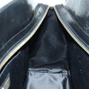 FENDI Zucca Canvas Hand Bag Black Gold Auth 179584V-21