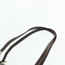 FENDI Zucca Canvas Mamma Baguette Tote Bag Brown Black Auth 179585-8