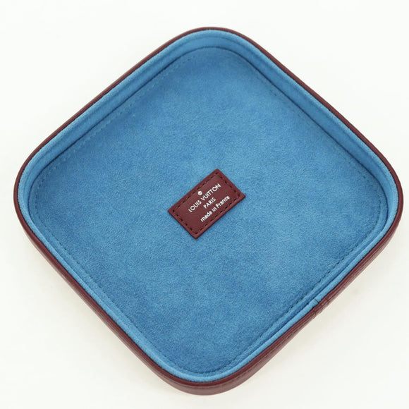LOUIS VUITTON Monogram Boite Camille MM Jewelry Box Bordeaux GI0019 Auth 179587V