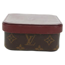 LOUIS VUITTON Monogram Boite Camille MM Jewelry Box Bordeaux GI0019 Auth 179587V-13