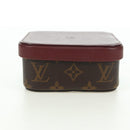LOUIS VUITTON Monogram Boite Camille MM Jewelry Box Bordeaux GI0019 Auth 179587V-3