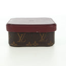 LOUIS VUITTON Monogram Boite Camille MM Jewelry Box Bordeaux GI0019 Auth 179587V-4