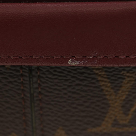 LOUIS VUITTON Monogram Boite Camille MM Jewelry Box Bordeaux GI0019 Auth 179587V