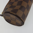 LOUIS VUITTON Damier Ebene Papillon Täschchen LV Auth 179588-14
