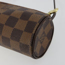 LOUIS VUITTON Damier Ebene Papillon Täschchen LV Auth 179588-15