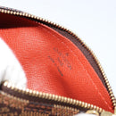 LOUIS VUITTON Damier Ebene Papillon Täschchen LV Auth 179588-11
