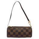 LOUIS VUITTON Damier Ebene Papillon Täschchen LV Auth 179588-13