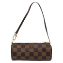 LOUIS VUITTON Damier Ebene Papillon Täschchen LV Auth 179588-2