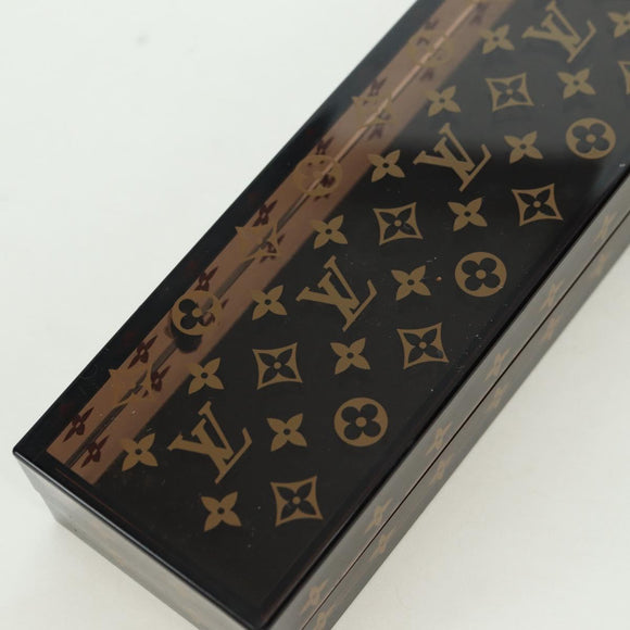 LOUIS VUITTON Monogram Chop Stick Wood Brown LV Auth 179590M