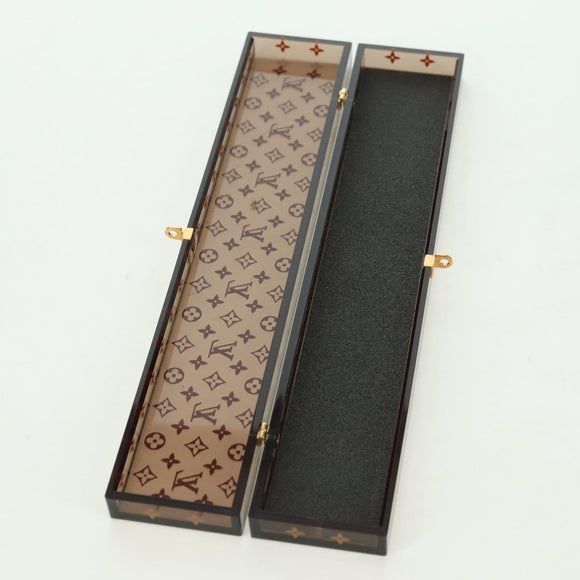 LOUIS VUITTON Monogram Chop Stick Wood Brown LV Auth 179590M