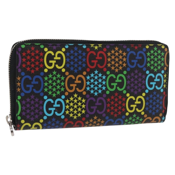 GUCCI GG Psychedelic Lange Portemonnee Meerkleurig 601079 Auth 179591V