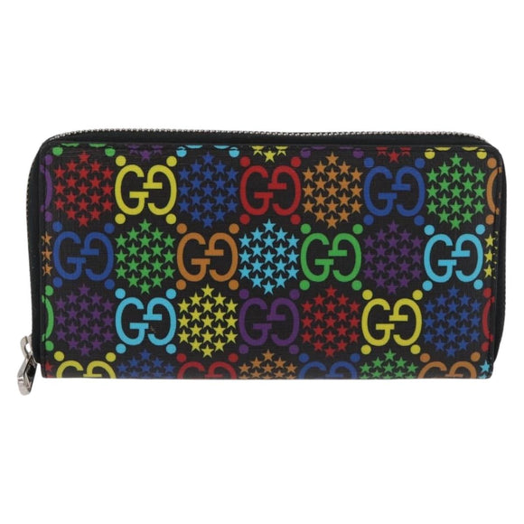 GUCCI GG Psychedelic Lange Portemonnee Meerkleurig 601079 Auth 179591V