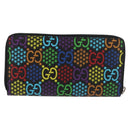 GUCCI GG Psychedelic Lange Portemonnee Meerkleurig 601079 Auth 179591V-2