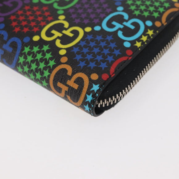GUCCI GG Psychedelic Lange Portemonnee Meerkleurig 601079 Auth 179591V