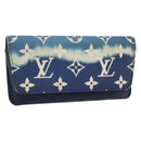 LOUIS VUITTON Monogram Escal Etui Lunette Woody Case Blue GI0474 Auth 179593-1